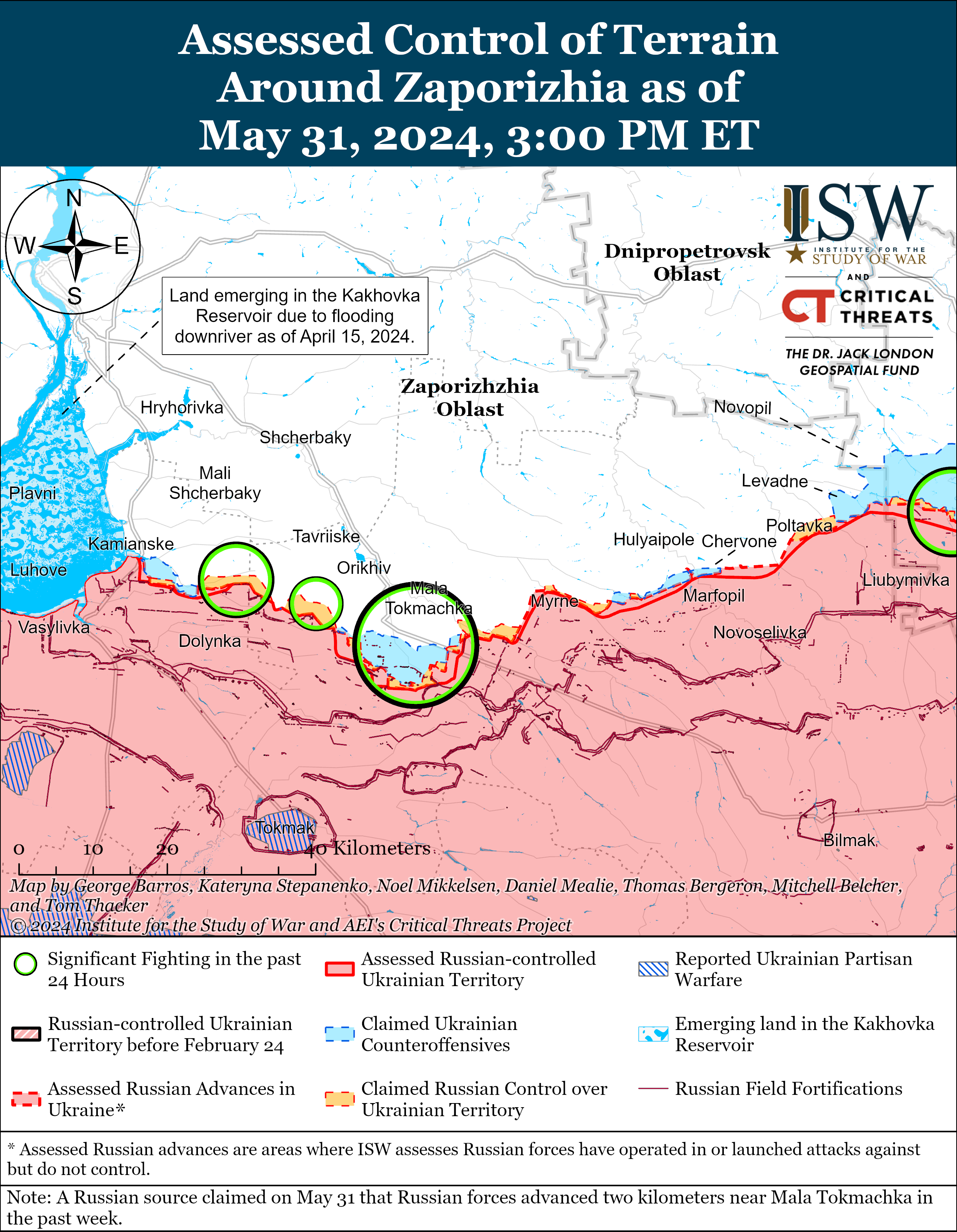 Окупанти просунулися на двох напрямках у Донецькій області: карти ISW